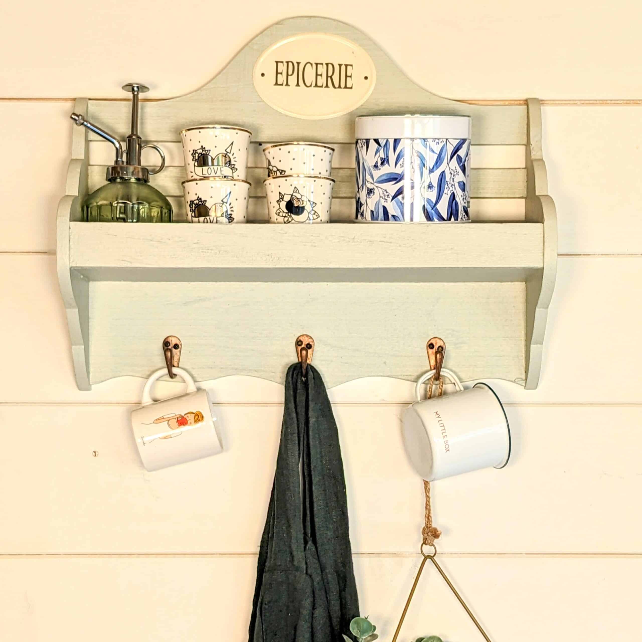 Etagère de cuisine vert doux – Image 3