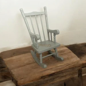 Rocking-chair pour poupées vert, vue d'ensemble