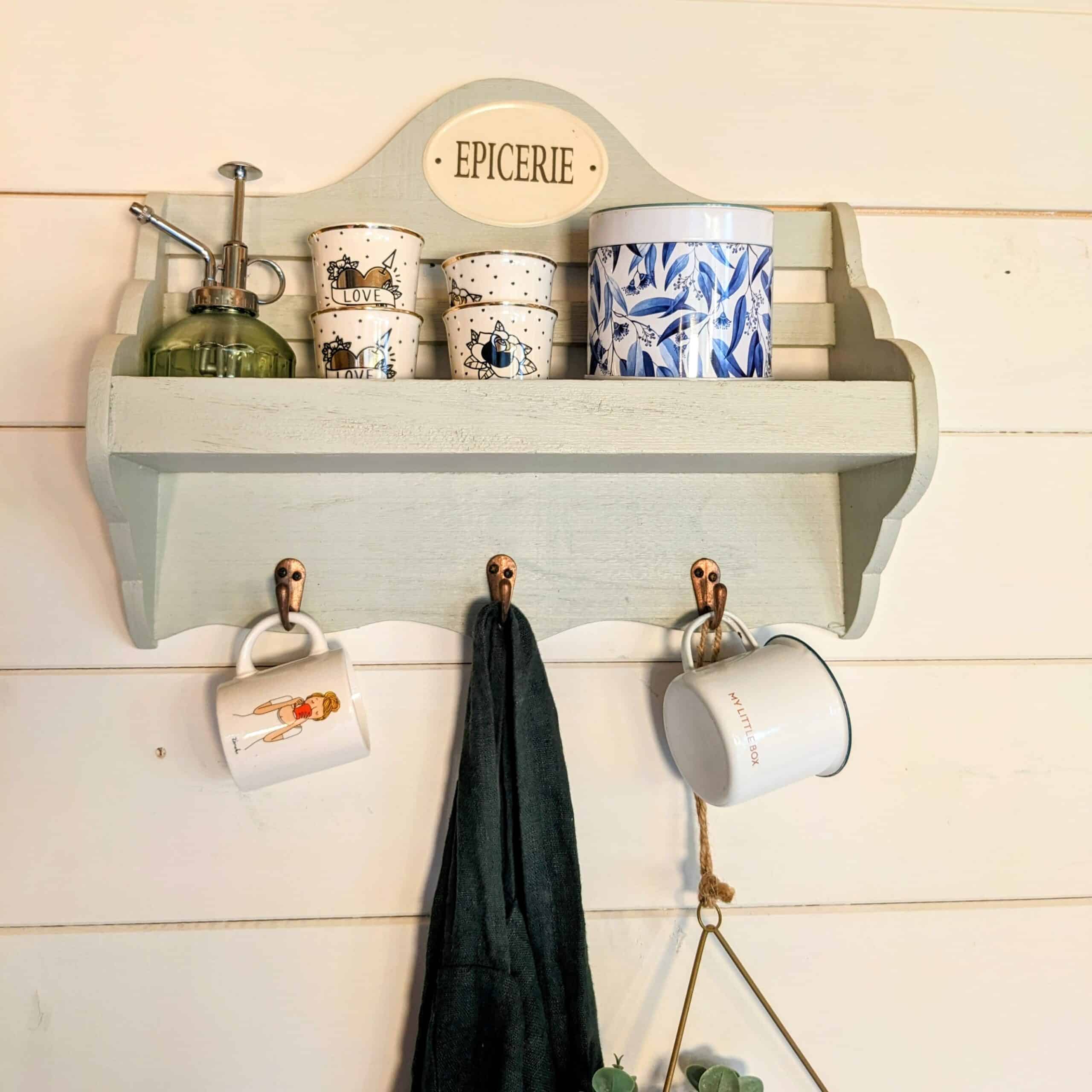 Etagère de cuisine vert doux – Image 5