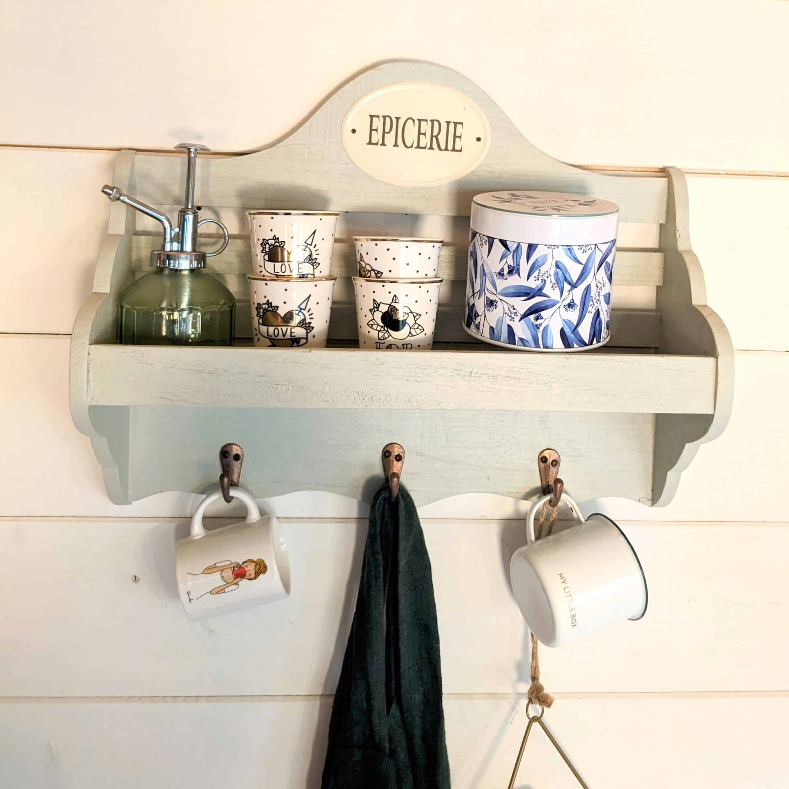 Etagère de cuisine vert doux – Image 6