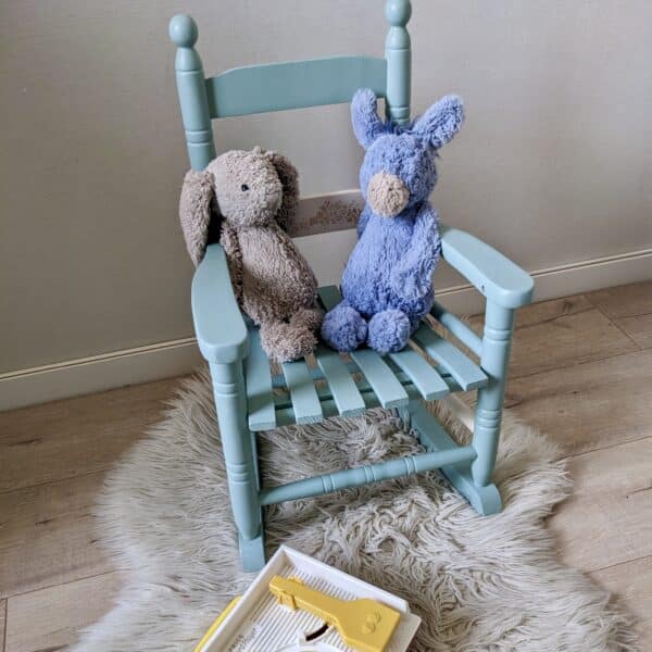 Rocking-chair pour enfants vert saulaie – Image 5