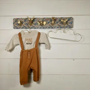 Porte-manteau, détail tissu liberty