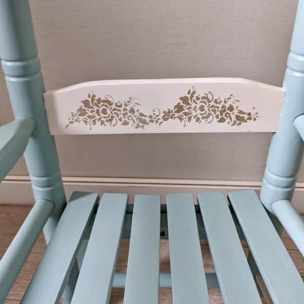 Rocking-chair pour enfants vert saulaie – Image 4