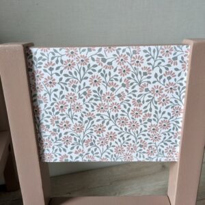 Chaises de poupées, vue rapprochée