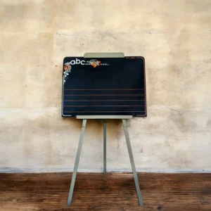 Tableau d'écolier vintage, vue d'ensemble