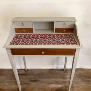Bureau Vintage tissu fleuri