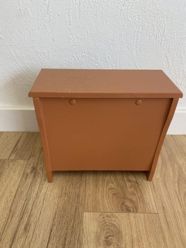 Piano en bois pour enfants terracotta / tissu nageuses – Image 3