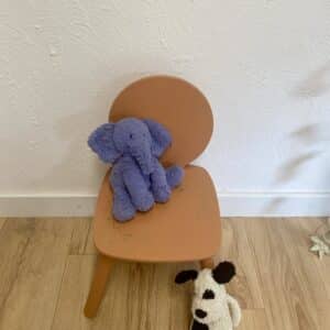 Chaise enfant terracotta