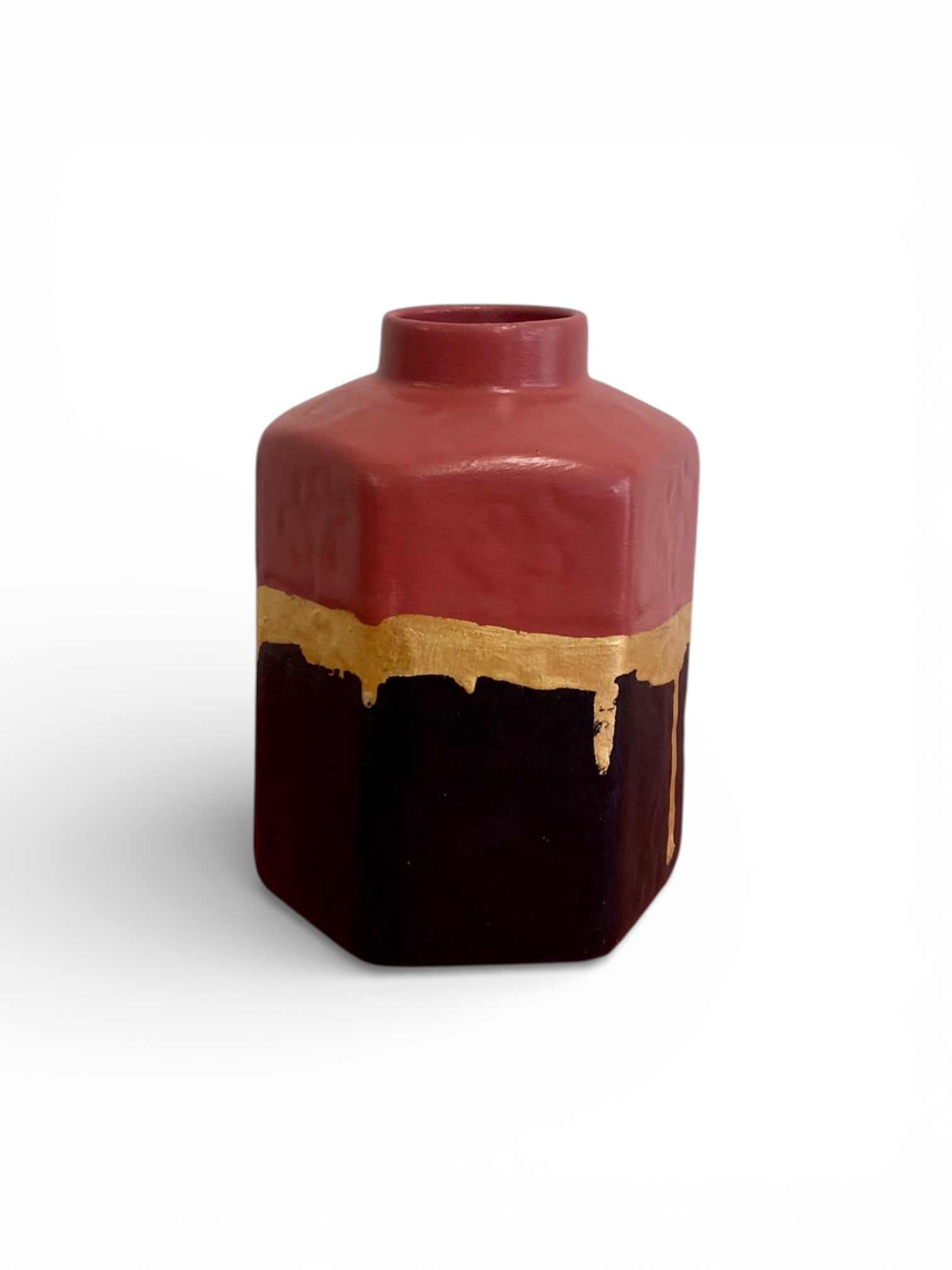 Vase bordeaux et noir – Image 2