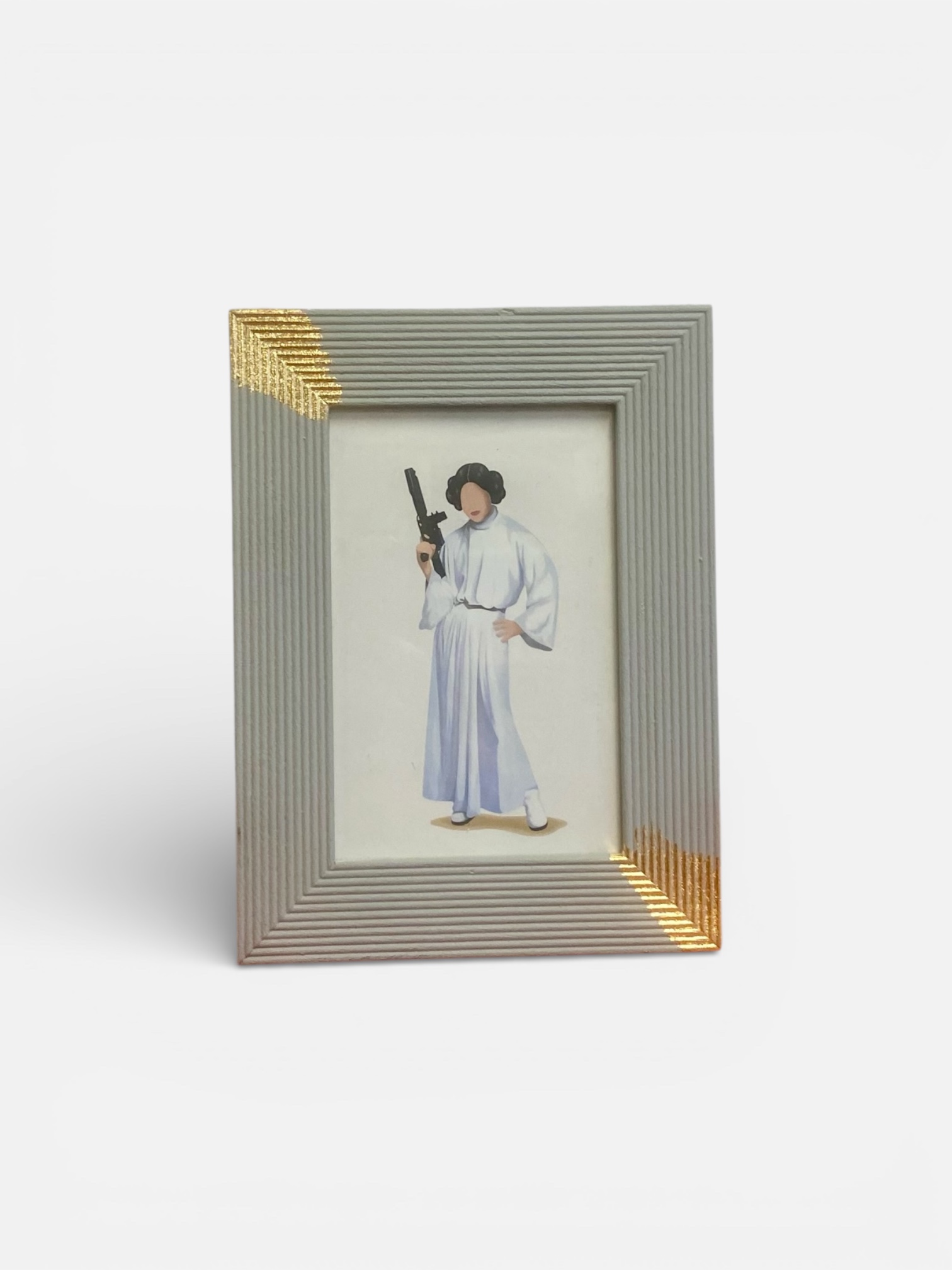 Cadre gris clair princesse Leia – Image 2