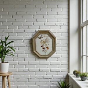 Cadre mural ancien relooké – Décoration murale artisanale Toulouse