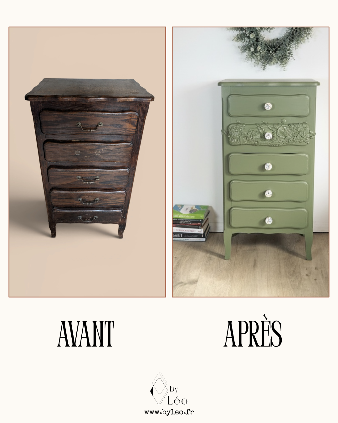 Relooking meuble avant après - exemple de relooking meuble
